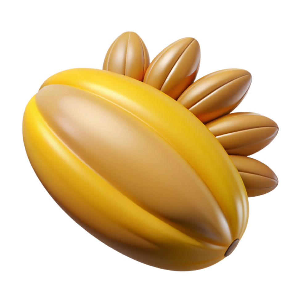 radiant inspired Sunflower seed NO BACKGROUND with Transparent Background. png