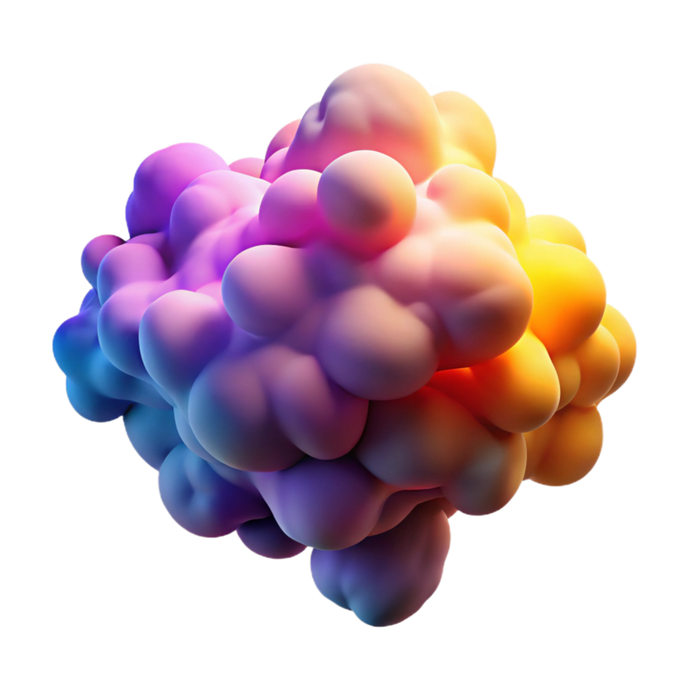 notable bohemian A floating, abstract cloud of colorful smoke. NO BACKGROUND with Transparent Background. sharp png