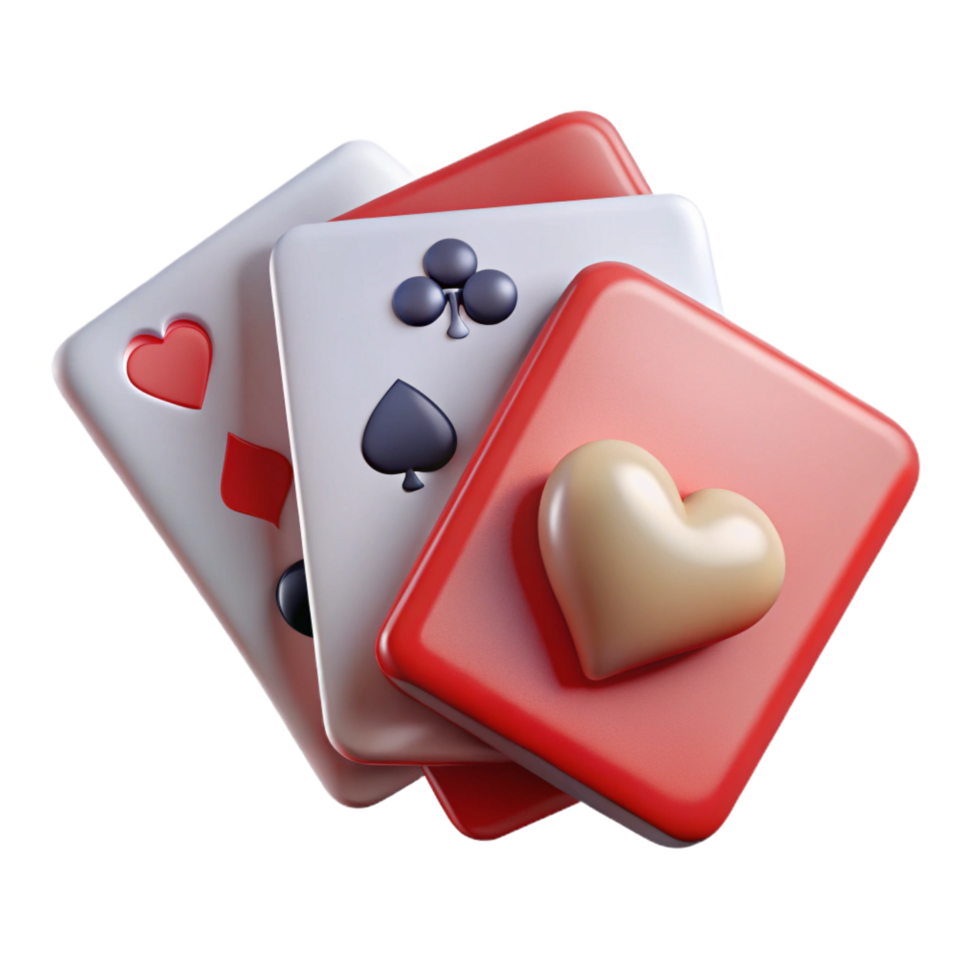 unforgettable modern Playing cards, face cards, suits of hearts, diamonds, clubs, spades NO BACKGROUND with Transparent Background. perfect clarity png