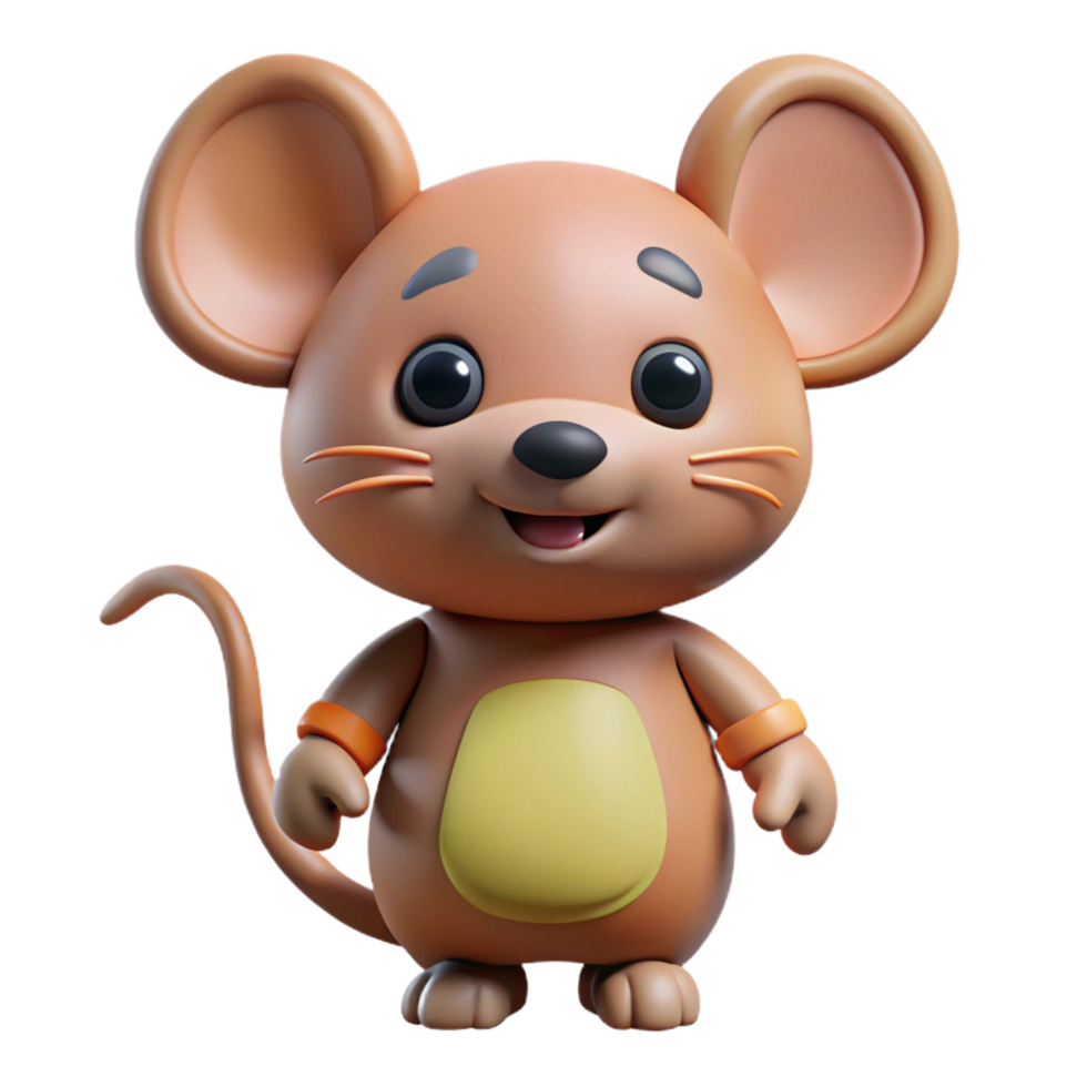 unforgettable geometric A cartoon drawing of a mouse NO BACKGROUND with Transparent Background. elite png