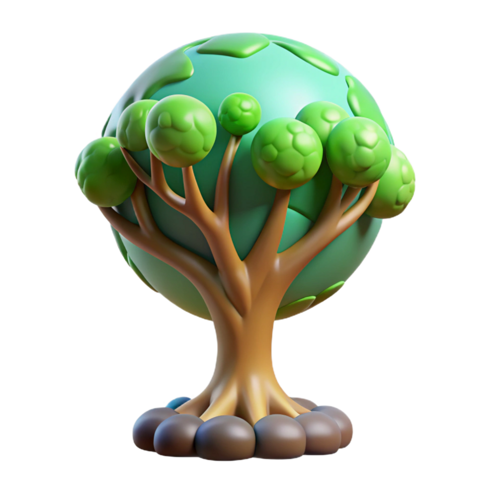 quintessential creative Yggdrasil, the world tree NO BACKGROUND with Transparent Background. high resolution png