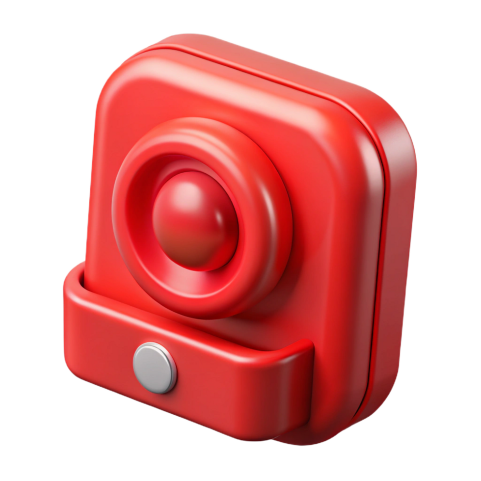 picturesque nordic Fire alarm pull station, red, emergency, NO BACKGROUND with Transparent Background. luxury png