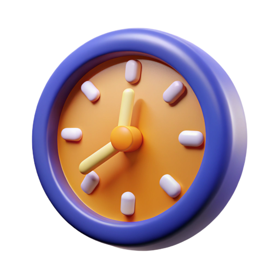 radiant reflective bohemian A single, stylized clock with distorted hands. NO BACKGROUND with Transparent Background. genuine png