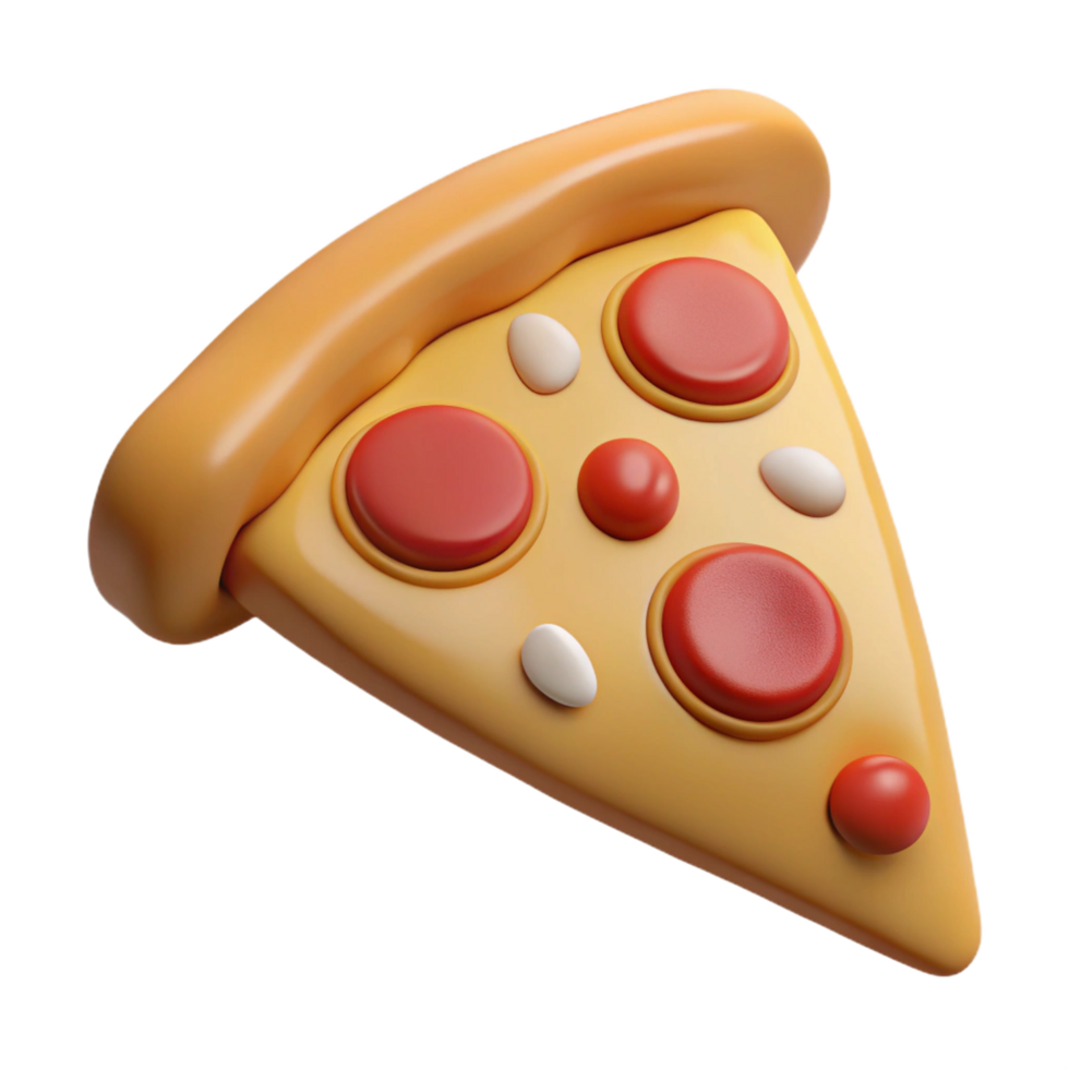 spectacular retro A slice of pizza, NO BACKGROUND with Transparent Background. premium png