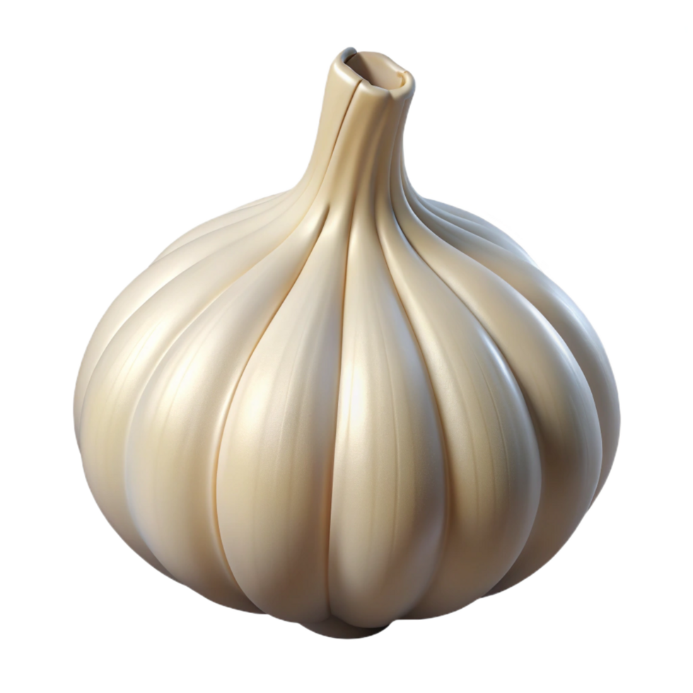 playful hypnotic One garlic bulb NO BACKGROUND with Transparent Background. luxury png