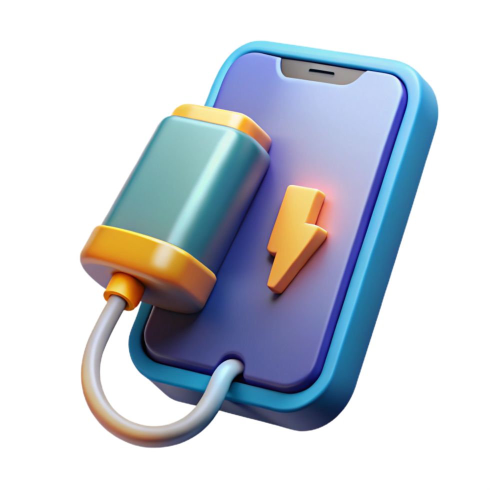 romantic beautiful Smartphone, charging, battery icon NO BACKGROUND with Transparent Background. flawless png