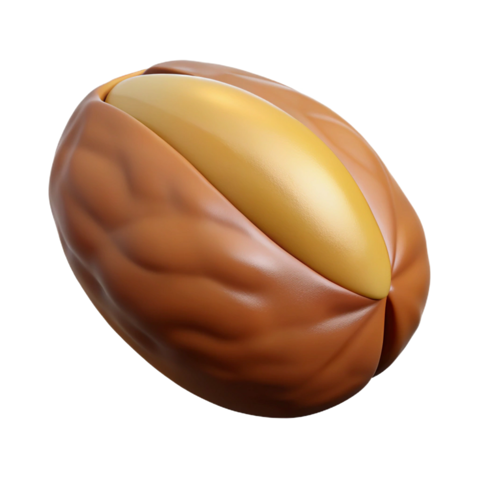 standout victorian Brazil nut NO BACKGROUND with Transparent Background. 8K png