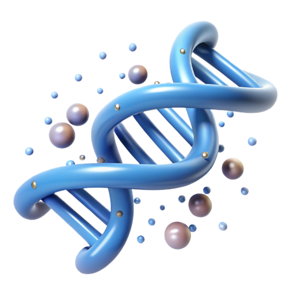 mesmerizing melancholic coastal A stylized DNA double helix made of light particles. NO BACKGROUND with Transparent Background. detailed png