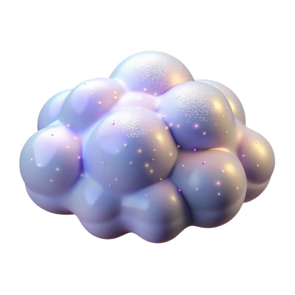 quintessential baroque A beautiful fairy dust cloud, NO BACKGROUND with Transparent Background. sharp png