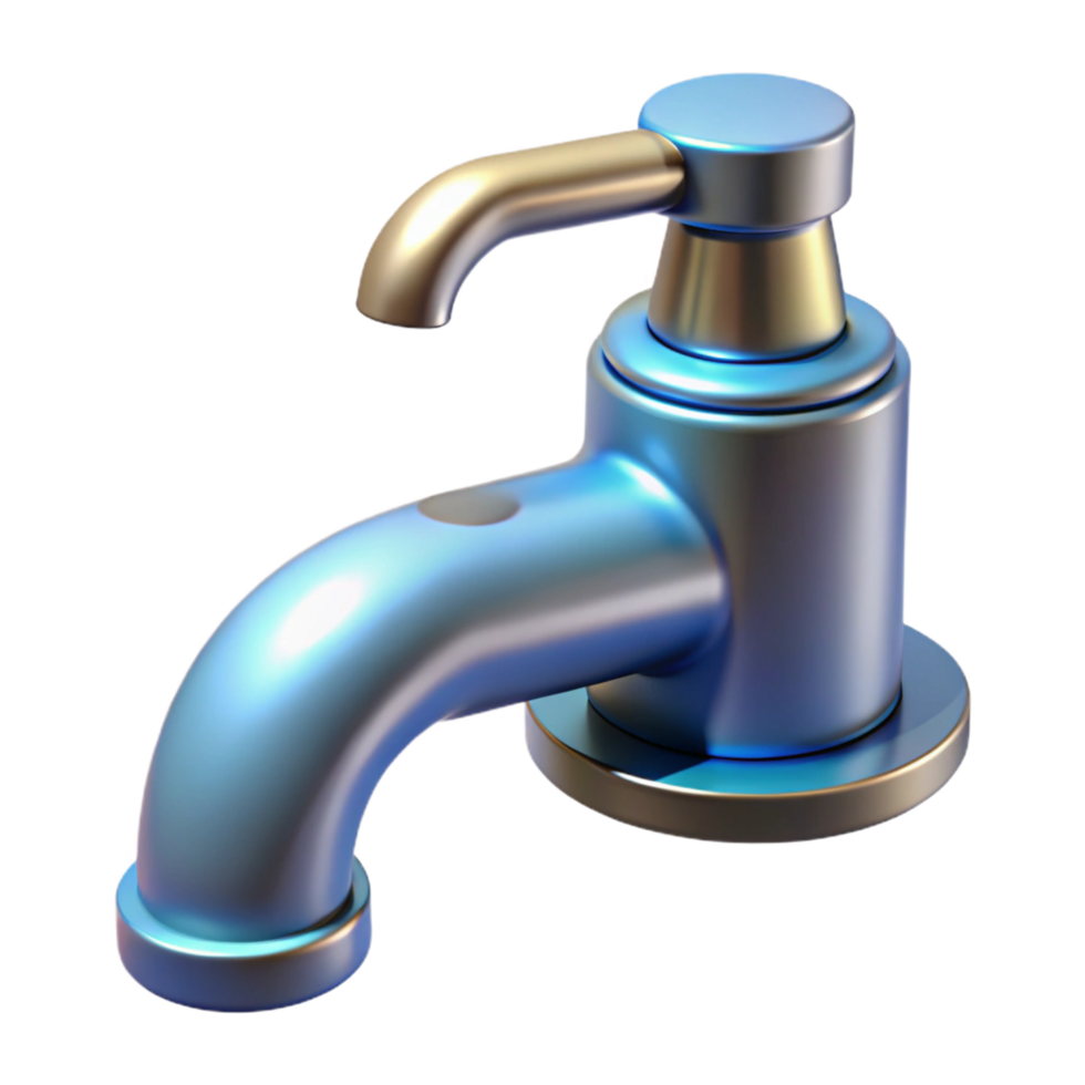 splendid playful artistic Bathroom faucet NO BACKGROUND with Transparent Background. fine detail png
