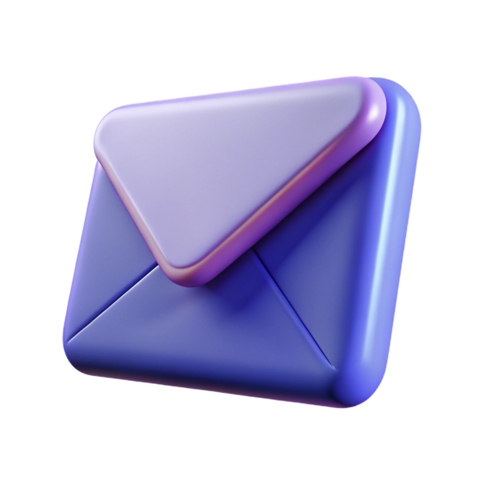 immaculate calm rustic A stylized envelope icon. NO BACKGROUND with Transparent Background. sharp png