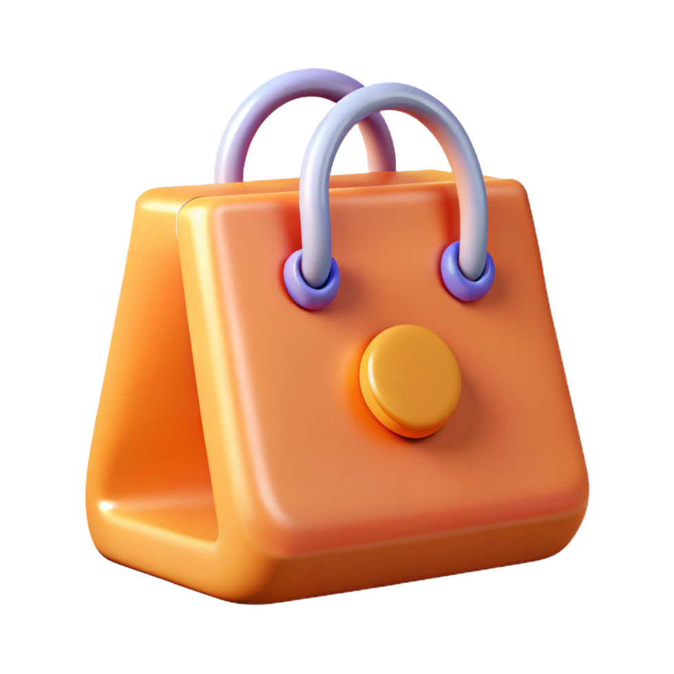 timeless coastal A stylized shopping bag icon. NO BACKGROUND with Transparent Background. genuine png