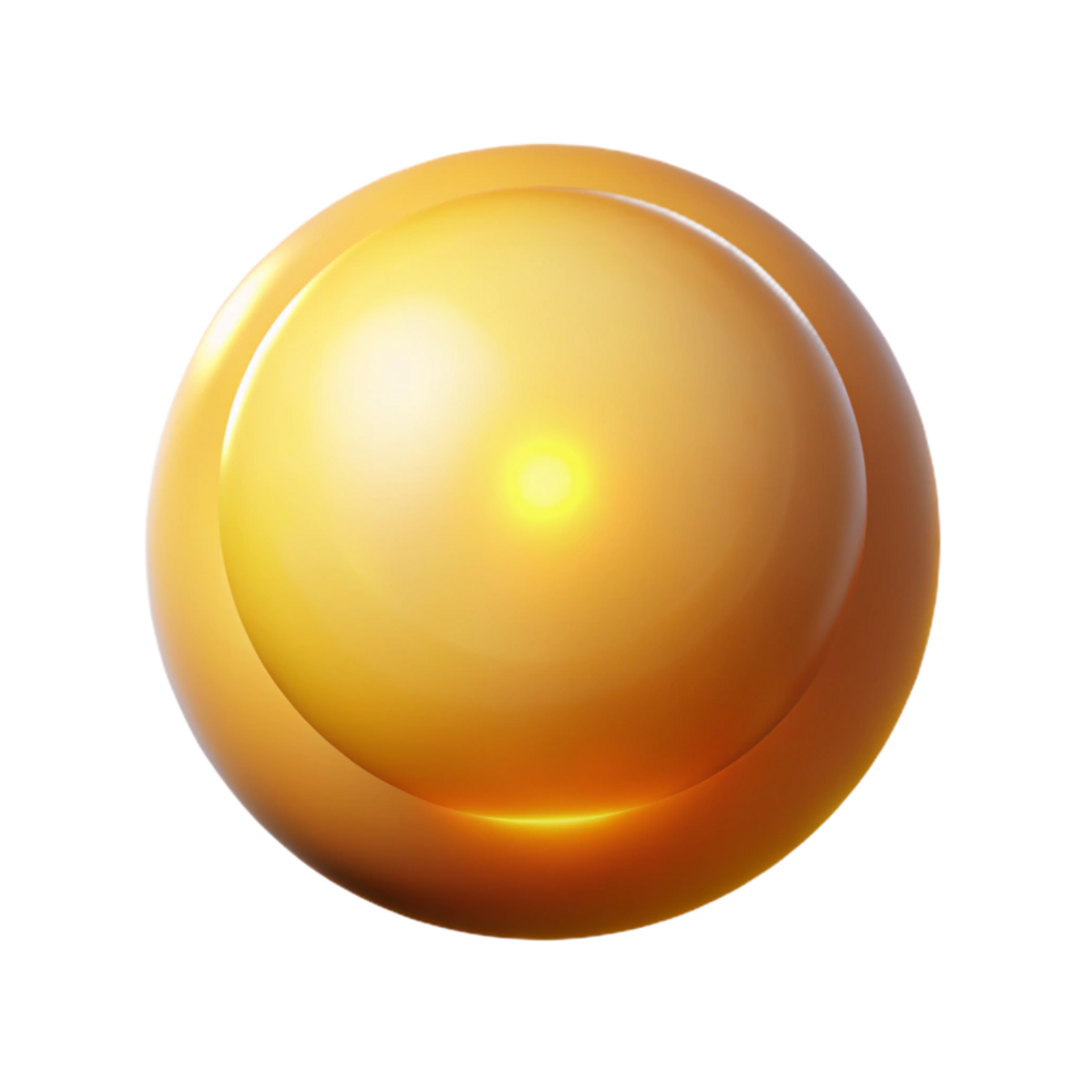 mesmerizing harmonious artistic A single, floating orb of light, radiating warmth. NO BACKGROUND with Transparent Background. refined png