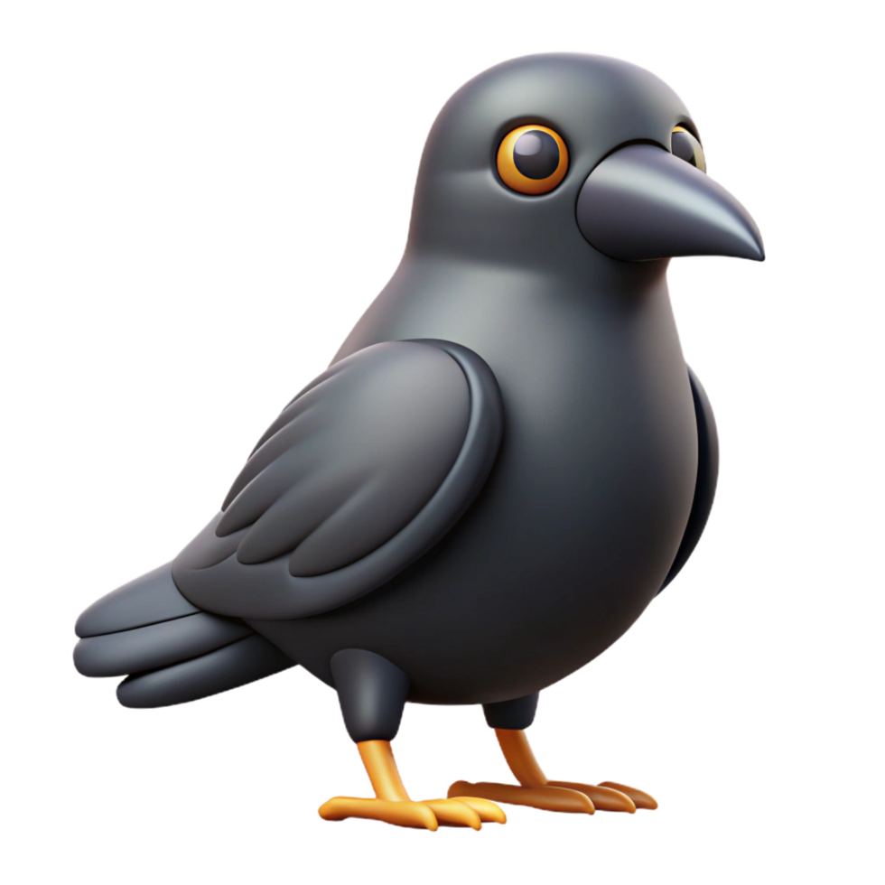 majestic standout A crow, NO BACKGROUND with Transparent Background. png