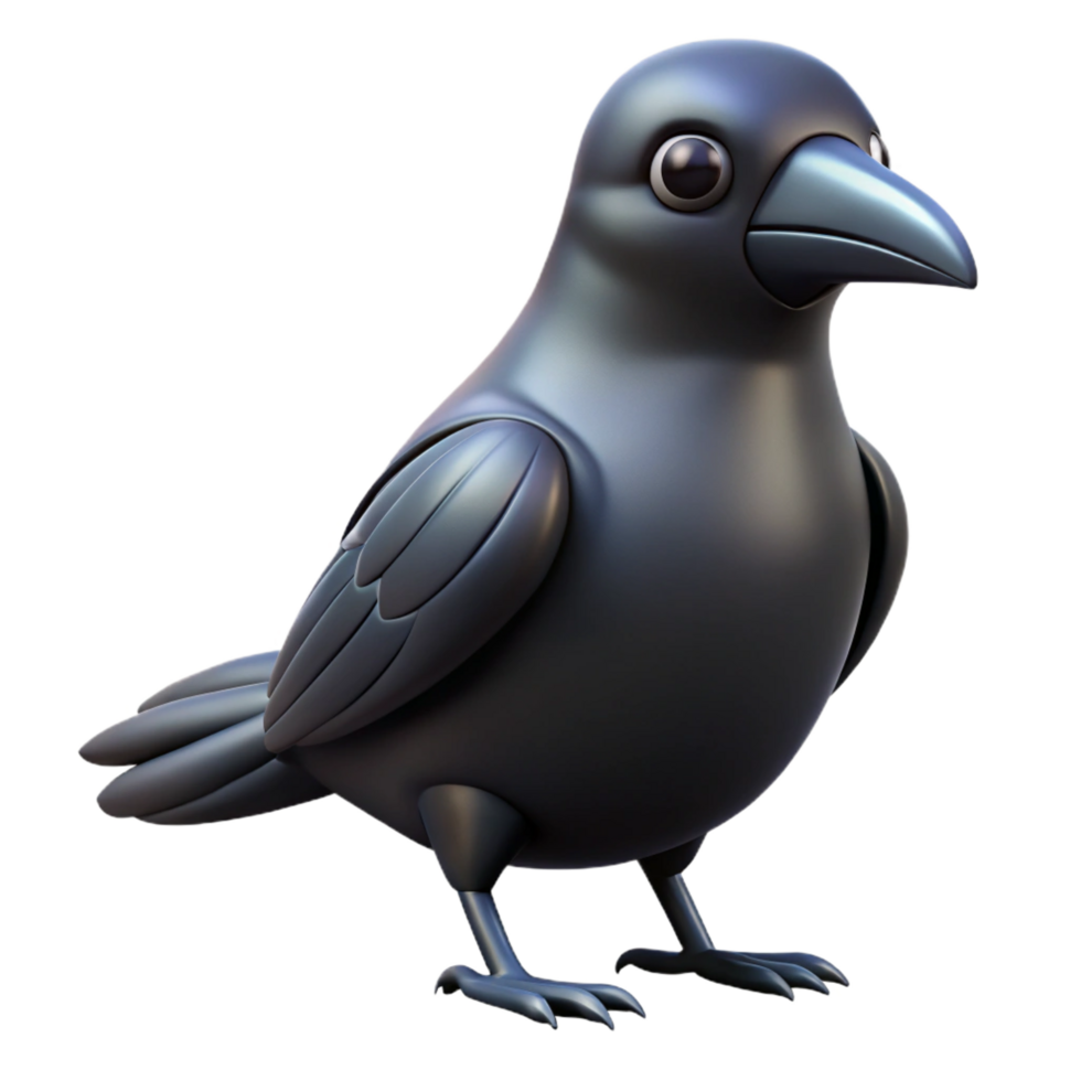 rare minimalist A crow, NO BACKGROUND with Transparent Background. top-tier png