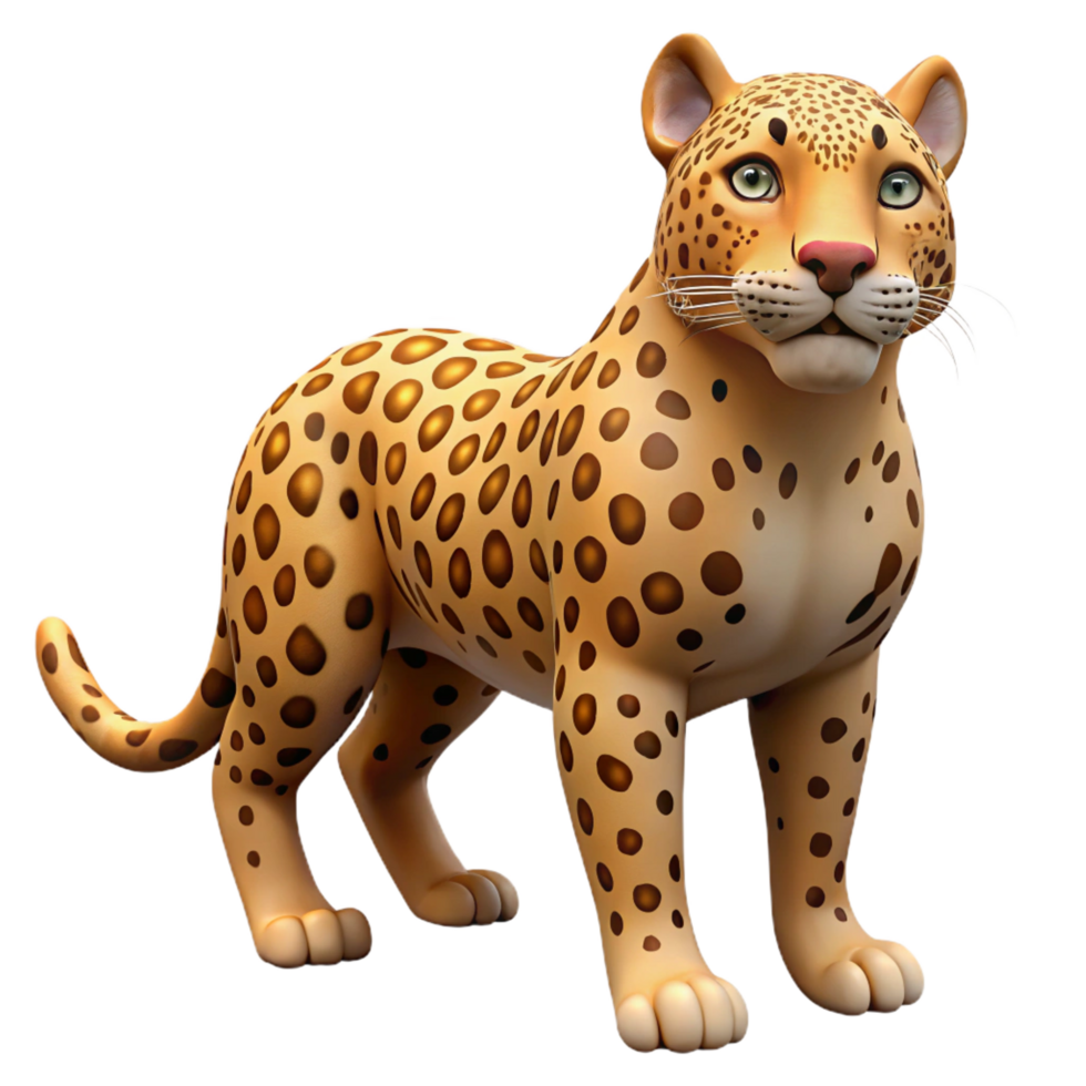 rare tropical A jaguar. NO BACKGROUND with Transparent Background. original png
