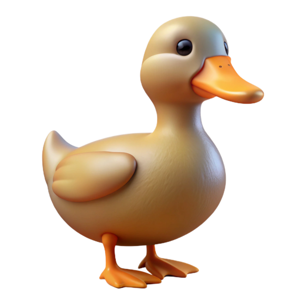 tranquil spectacular A duck. NO BACKGROUND with Transparent Background. luxury png