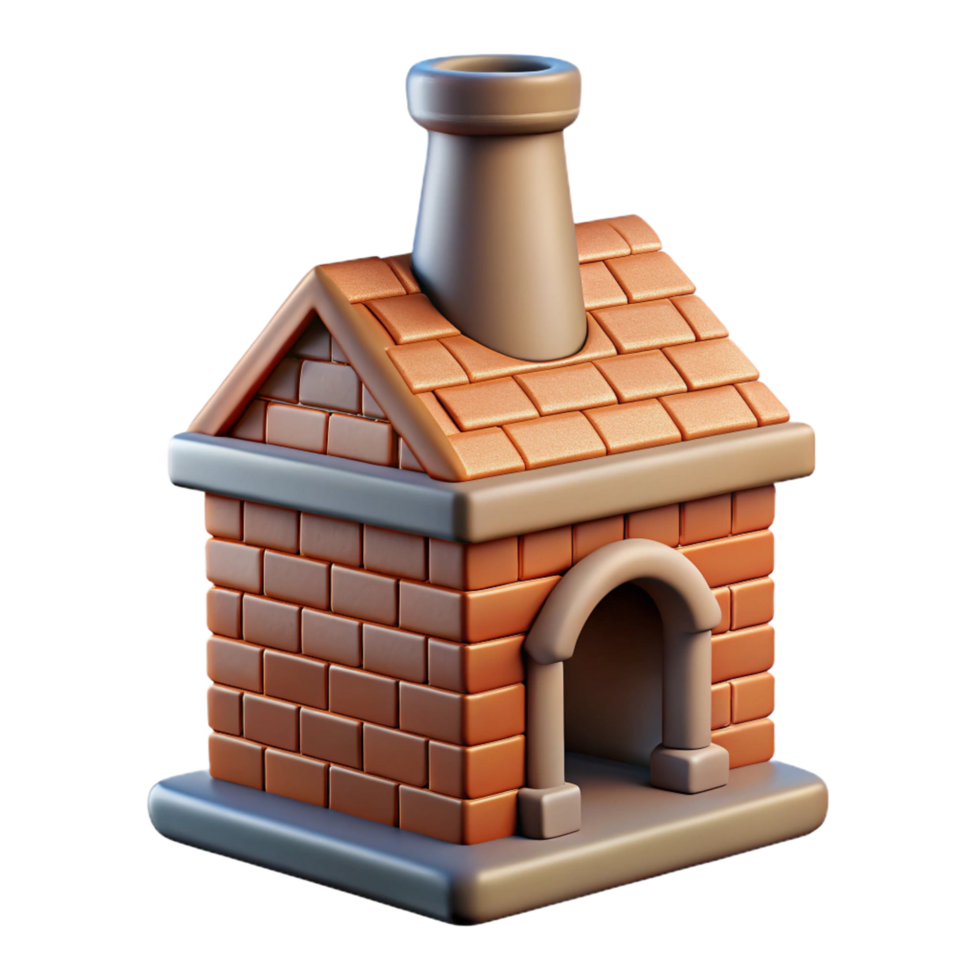 playful wonderful Tudor chimney, brick and decorative patterns NO BACKGROUND with Transparent Background. impeccable png