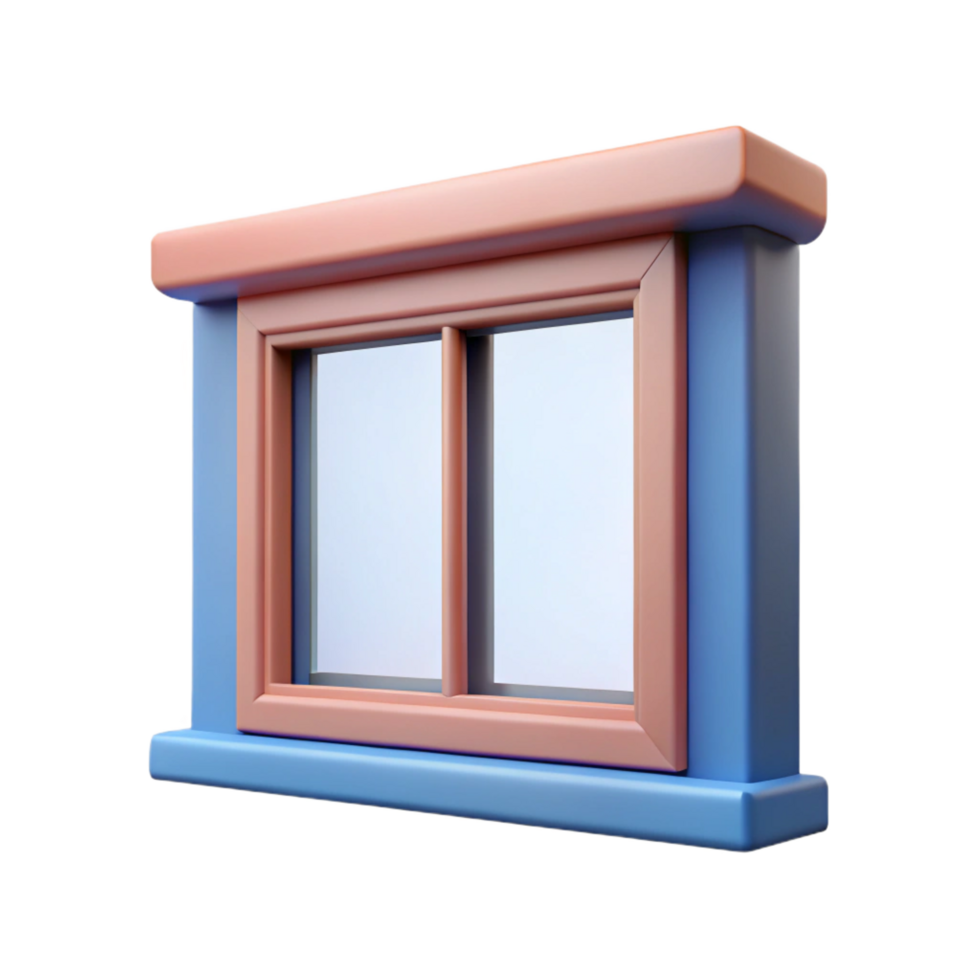 memorable rustic Window lintel, horizontal support above window NO BACKGROUND with Transparent Background. expertly shot png