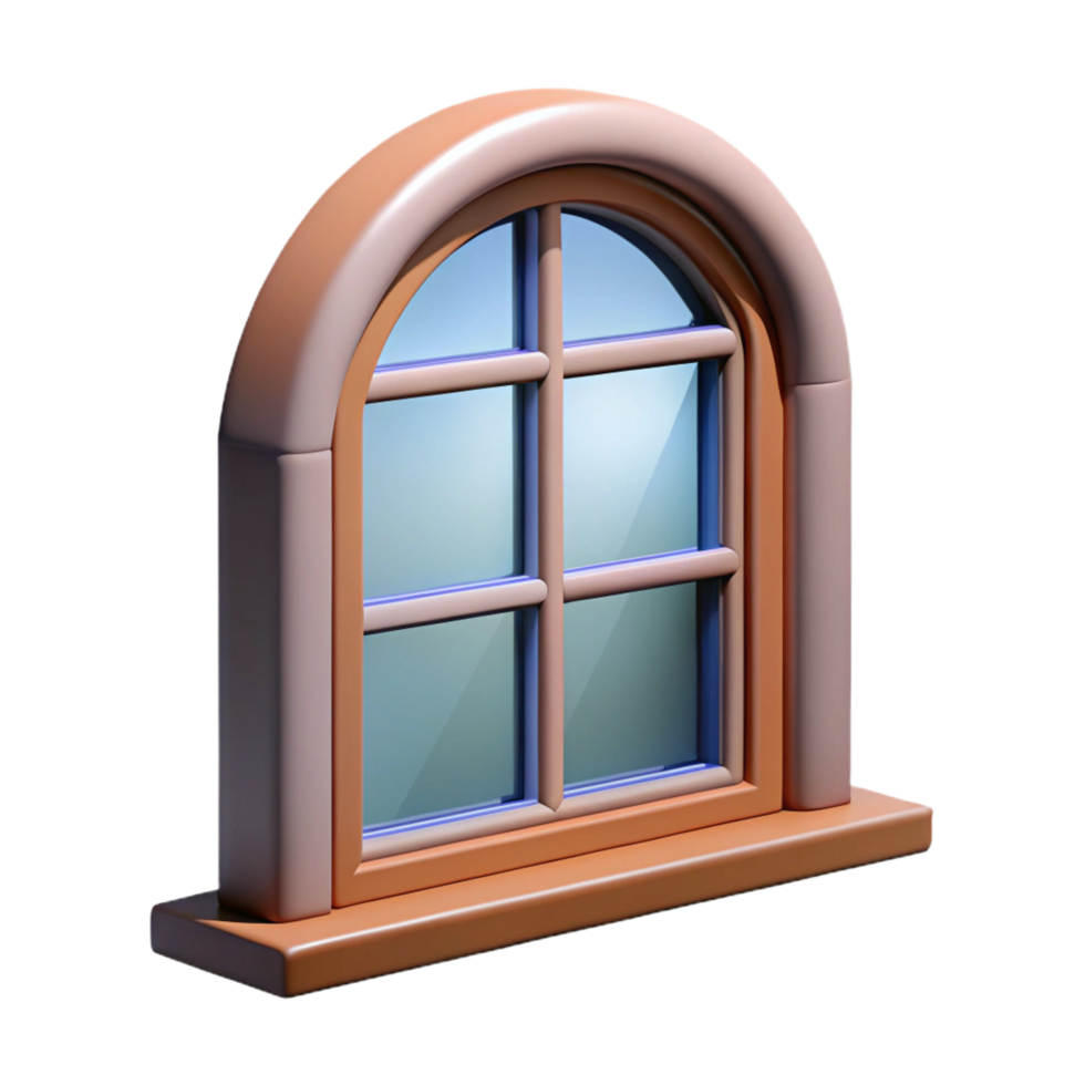 splendid iconic Window lintel, horizontal support above window NO BACKGROUND with Transparent Background. png