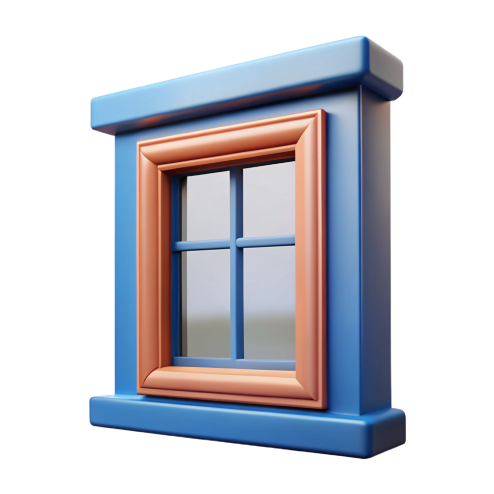 quintessential elegant Window lintel, horizontal support above window NO BACKGROUND with Transparent Background. 8K png