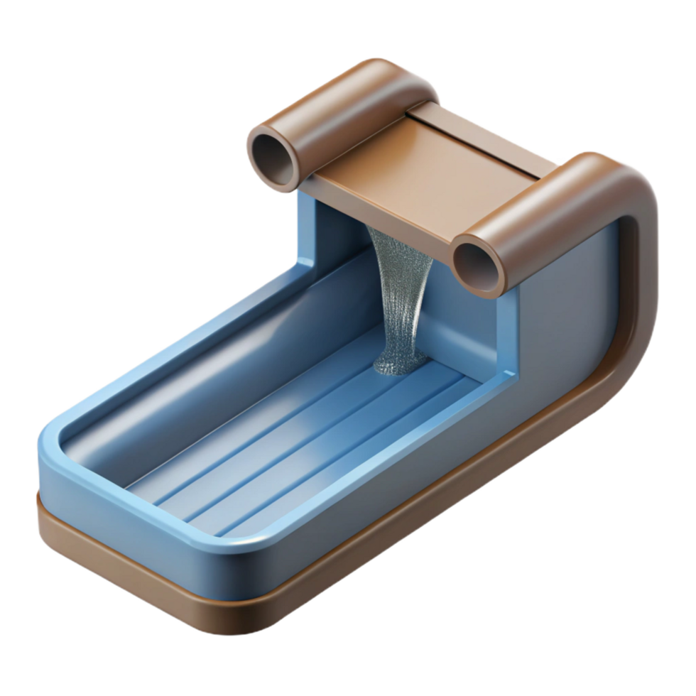 rare vintage Gutter, channel for rainwater drainage NO BACKGROUND with Transparent Background. exclusive png