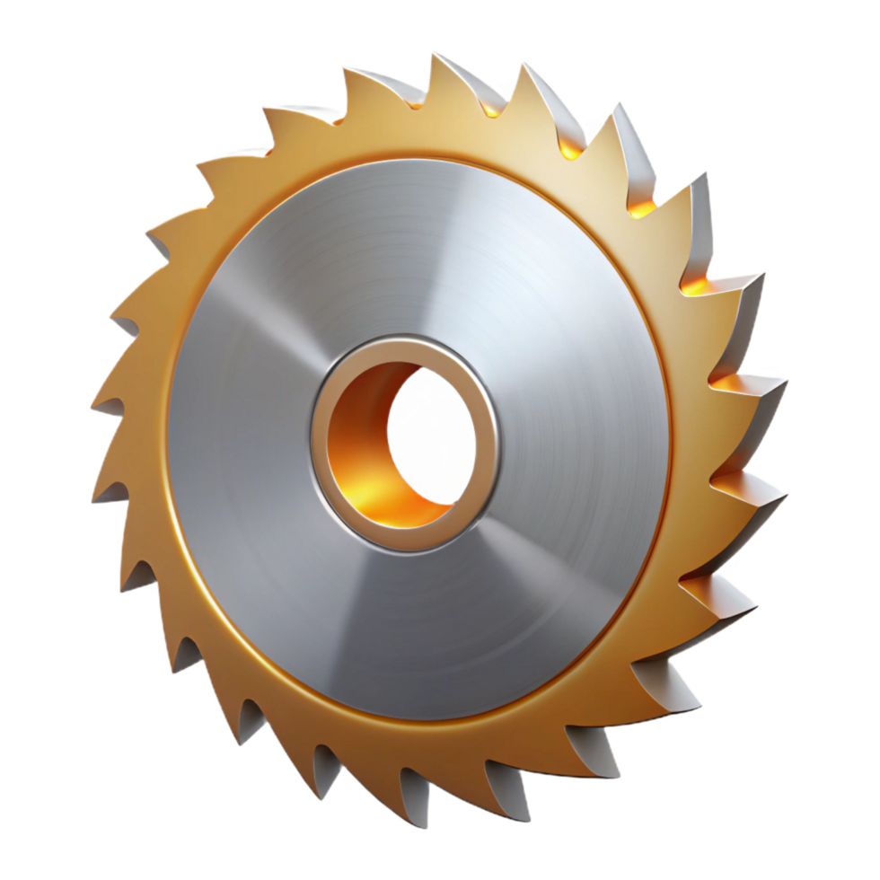 passionate radiant Circular saw blade, cutting tool for wood NO BACKGROUND with Transparent Background. premium png