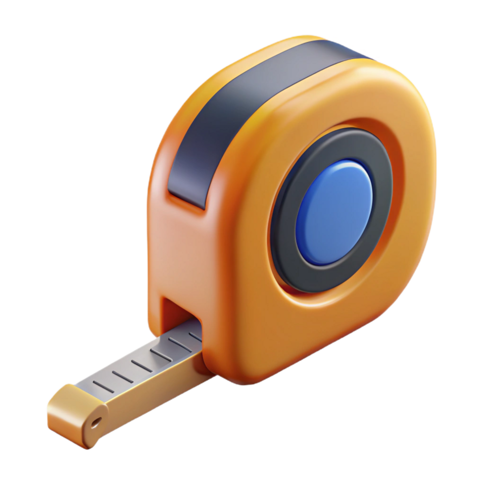 timeless avant-garde Measuring tape, tool for measuring length NO BACKGROUND with Transparent Background. crisp png
