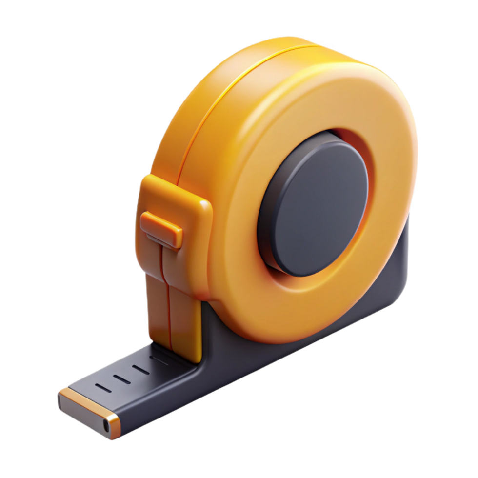 melancholic dramatic Measuring tape, tool for measuring length NO BACKGROUND with Transparent Background. original png