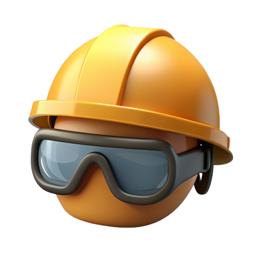 romantic spectacular Safety glasses, eye protection for construction work NO BACKGROUND with Transparent Background. flawless png