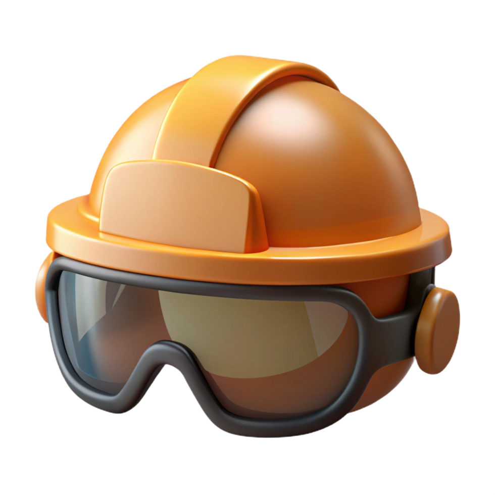 joyful mesmerizing Safety glasses, eye protection for construction work NO BACKGROUND with Transparent Background. museum quality png