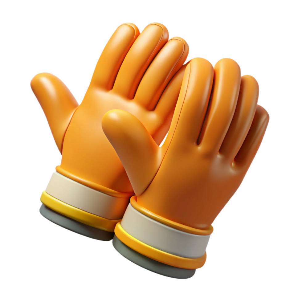 magnificent rare Work gloves, hand protection for construction work NO BACKGROUND with Transparent Background. png