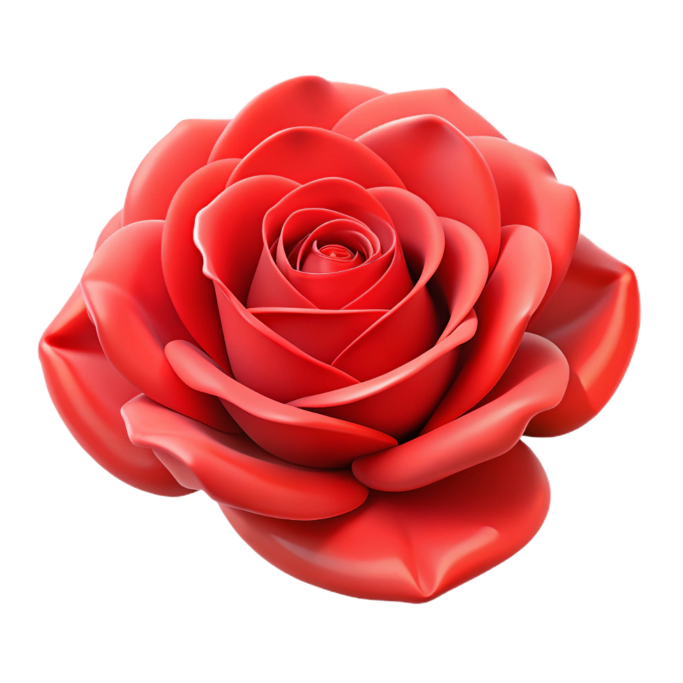 impressive joyful gothic A single red rose, intricately detailed, NO BACKGROUND with Transparent Background. professional png