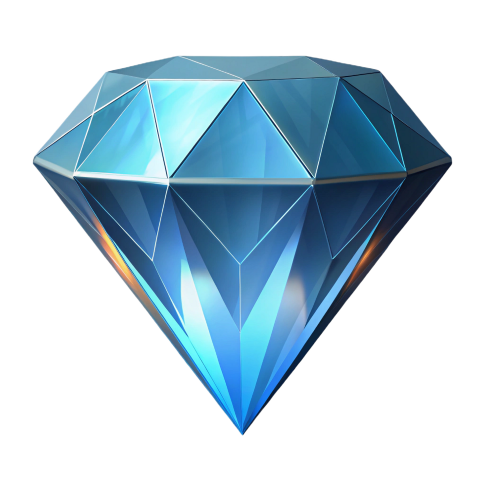 unforgettable nordic A single diamond gemstone, brilliantly cut, NO BACKGROUND with Transparent Background. exclusive png