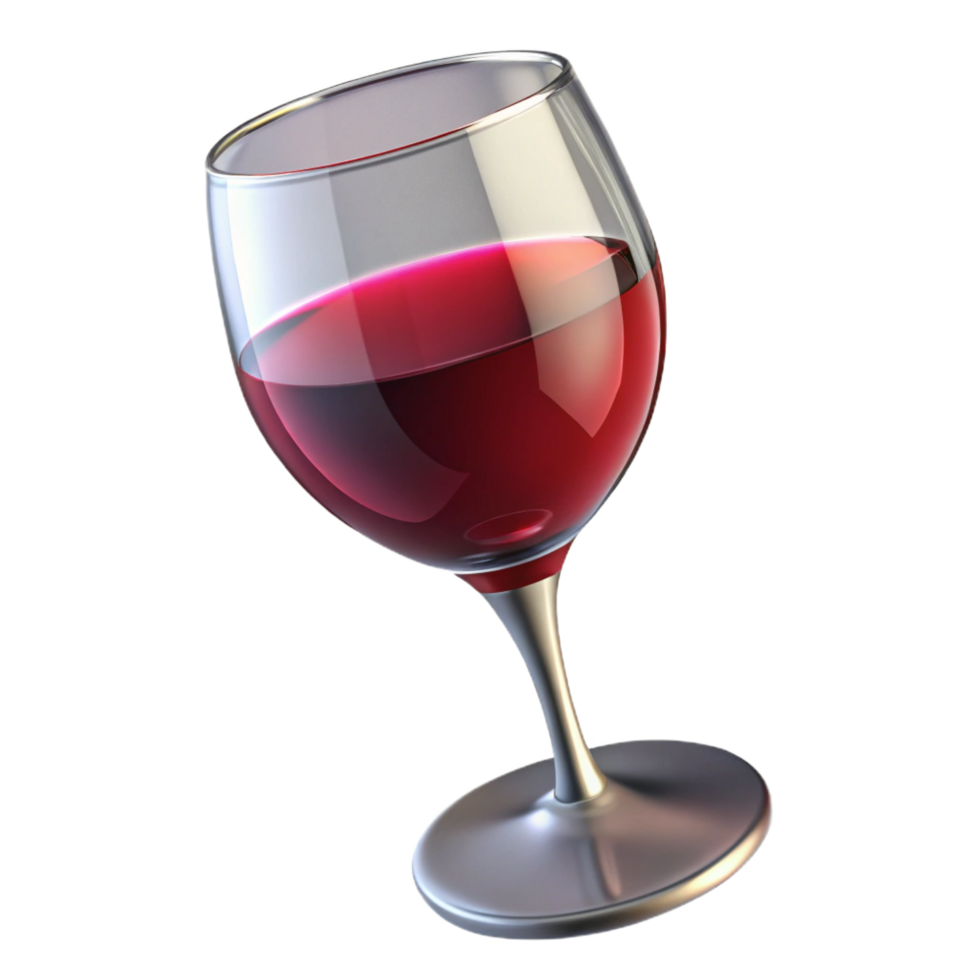 impressive signature A glass of red wine, NO BACKGROUND with Transparent Background. png