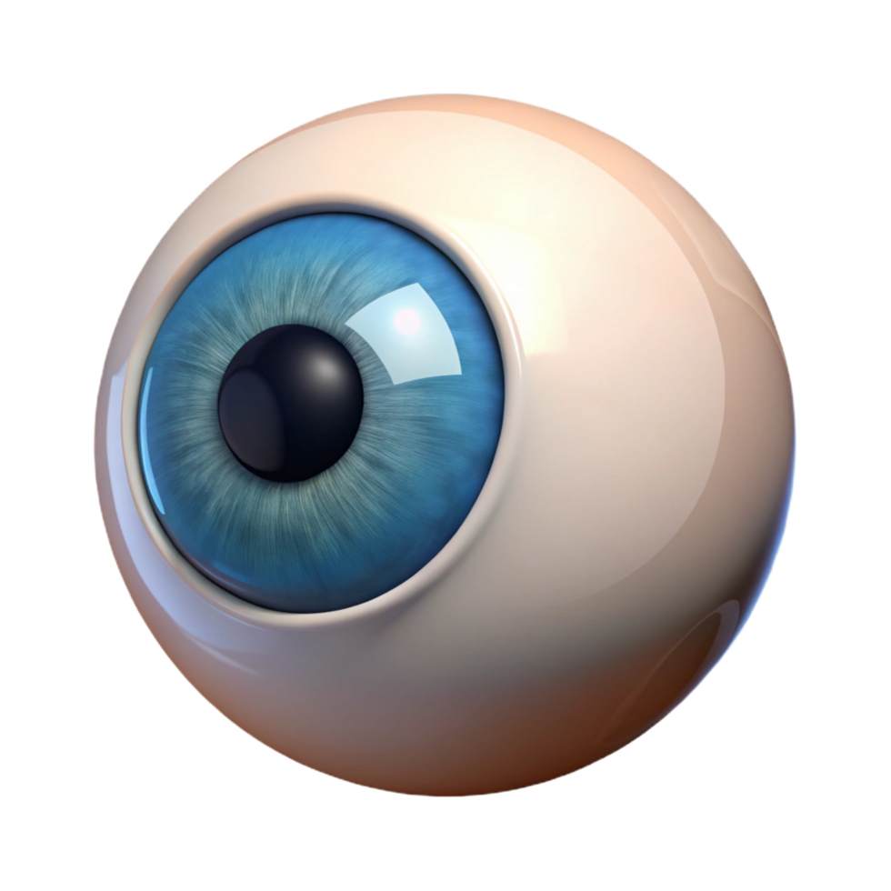 tranquil stunning A single human eye, realistically rendered, NO BACKGROUND with Transparent Background. detailed png