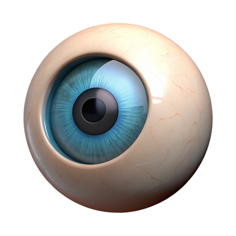 splendid nostalgic art deco A single human eye, realistically rendered, NO BACKGROUND with Transparent Background. luxury png