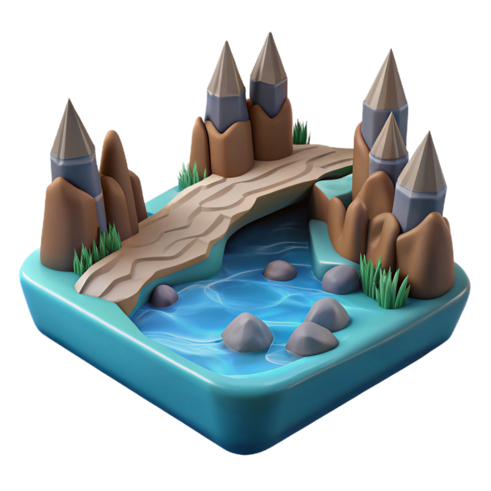 passionate exquisite Styx, river of the underworld, NO BACKGROUND with Transparent Background. high quality png