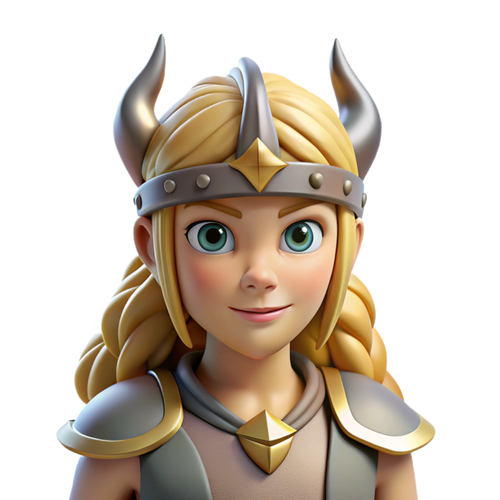 stunning standout Valkyrie, Norse warrior maiden, NO BACKGROUND with Transparent Background. png