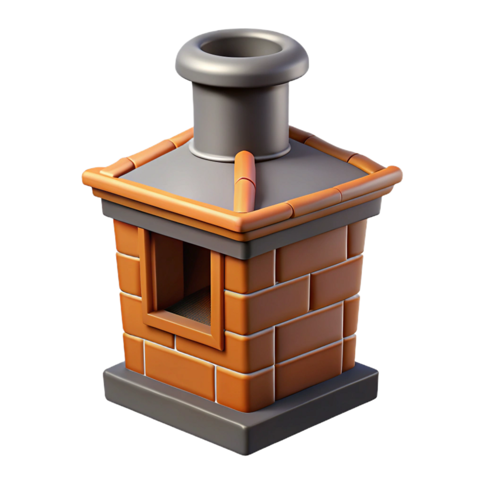 sumptuous timeless Tudor style chimney pot, NO BACKGROUND with Transparent Background. png