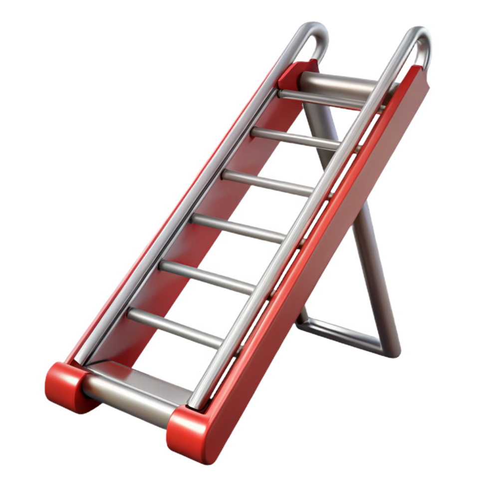 romantic fascinating Fire escape metal ladder, NO BACKGROUND with Transparent Background. ultra HD png
