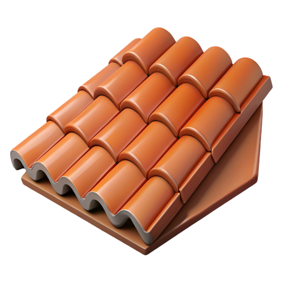 immaculate celebrated Roof tile clay shingle, NO BACKGROUND with Transparent Background. png