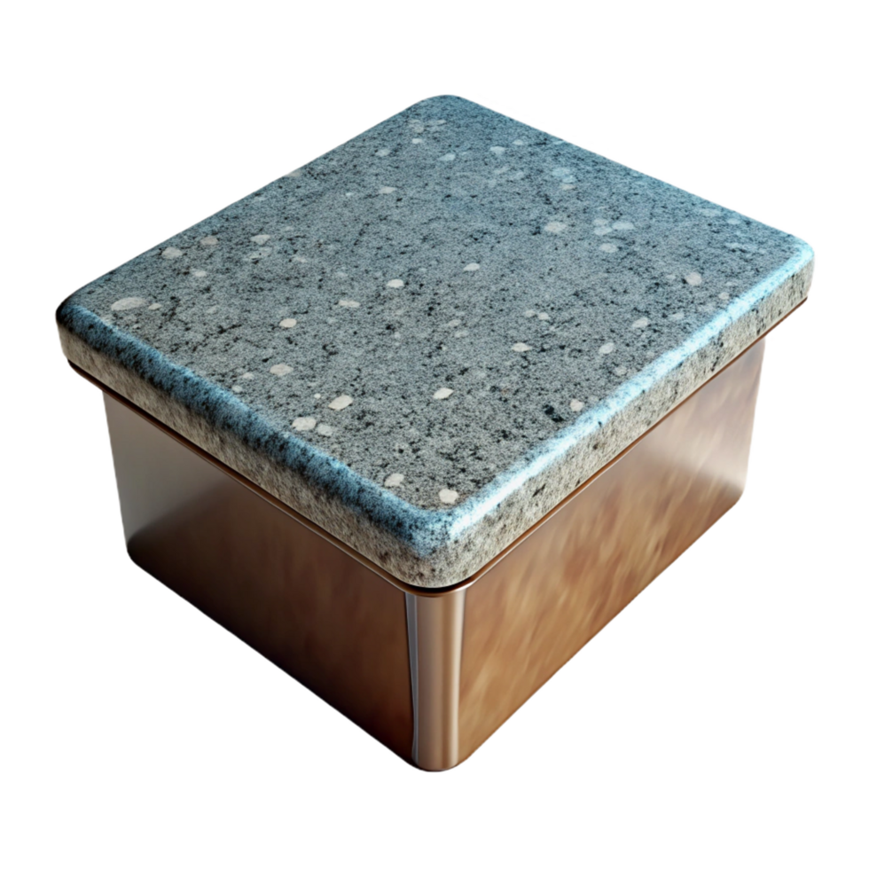 reflective hypnotic Granite countertop polished surface, NO BACKGROUND with Transparent Background. high quality png