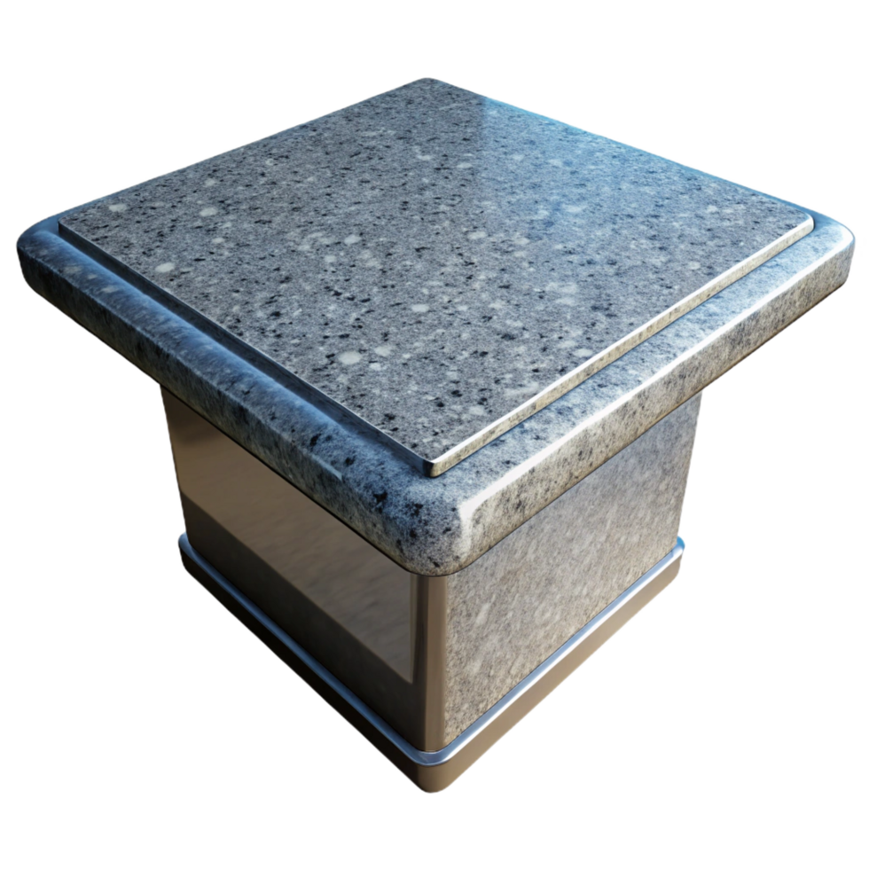 splendid rustic Granite countertop polished surface, NO BACKGROUND with Transparent Background. ultra HD png