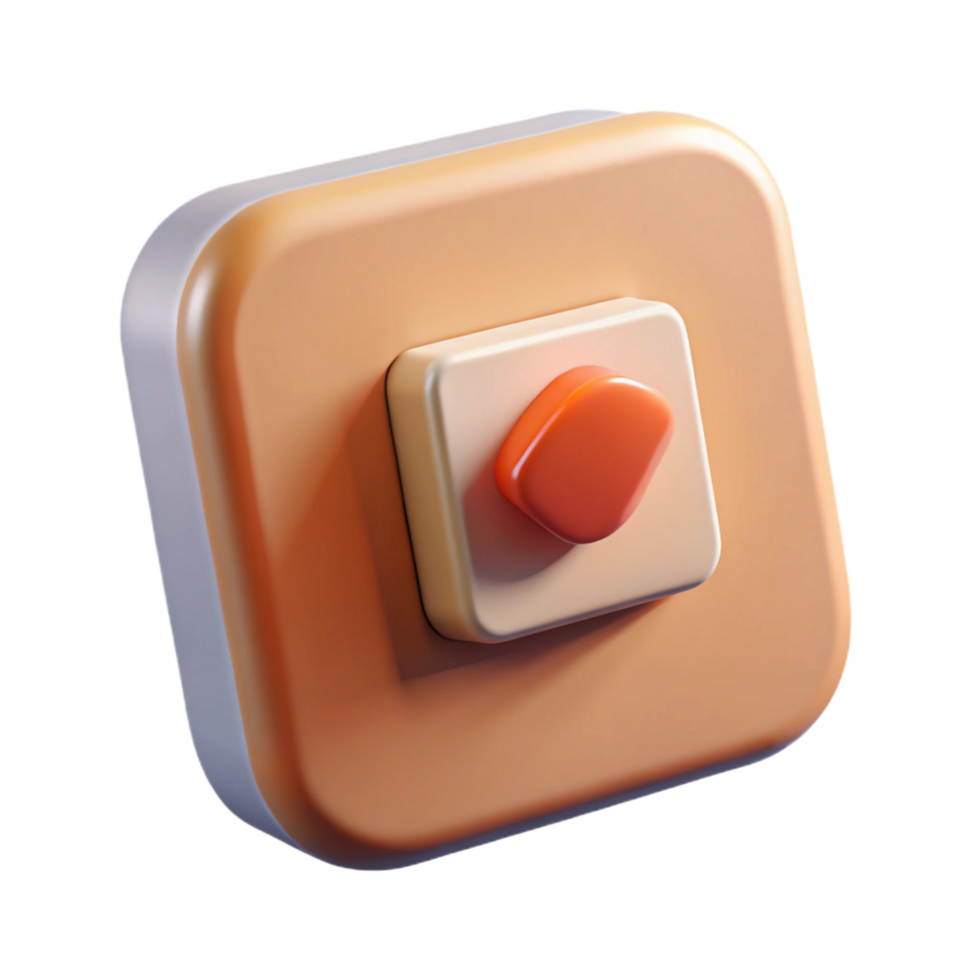 rare industrial Light switch toggle style, NO BACKGROUND with Transparent Background. museum quality png