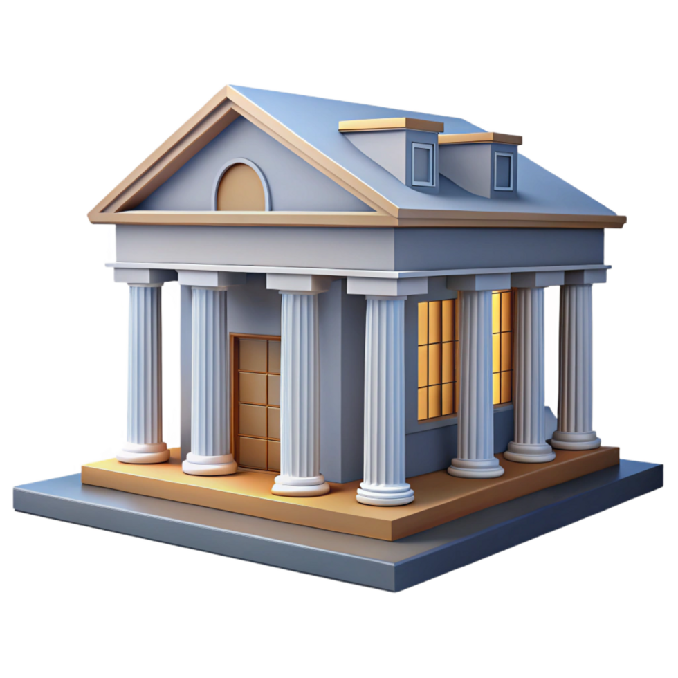 joyful glorious Architectural elevation drawing facade, NO BACKGROUND with Transparent Background. 4K png