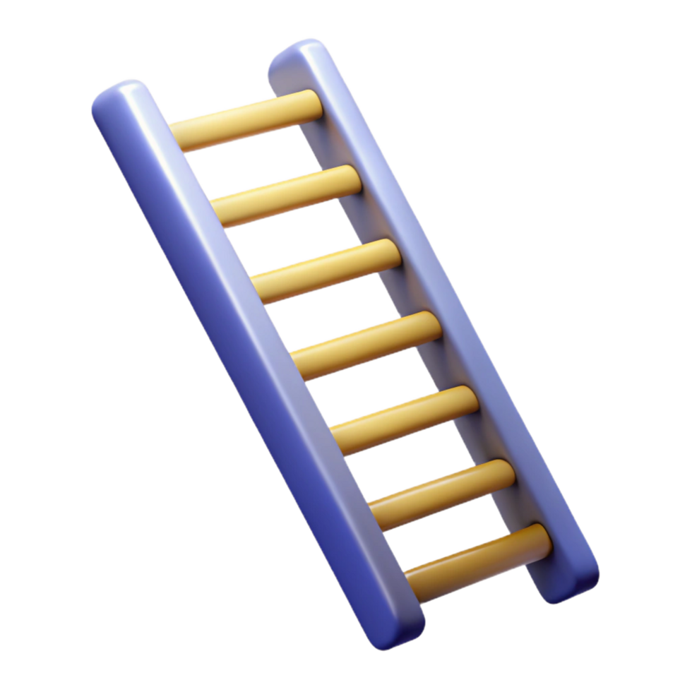magnificent organic Ladder extension type, NO BACKGROUND with Transparent Background. perfect clarity png