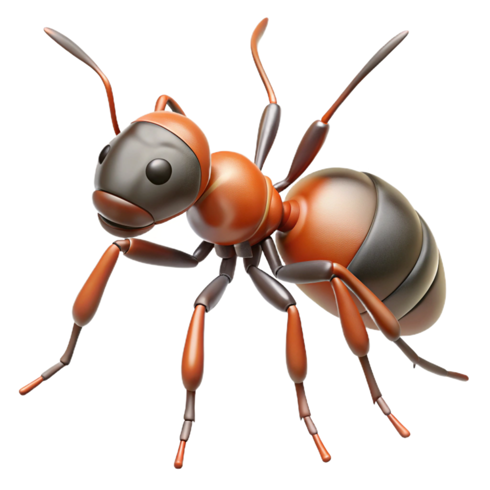 serene whimsical victorian Ant, close-up NO BACKGROUND with Transparent Background. impeccable png