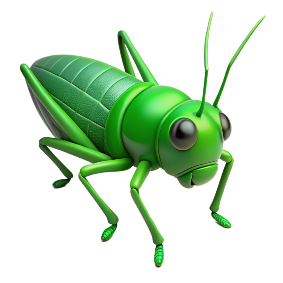 tranquil breathtaking Grasshopper, green NO BACKGROUND with Transparent Background. impeccable png