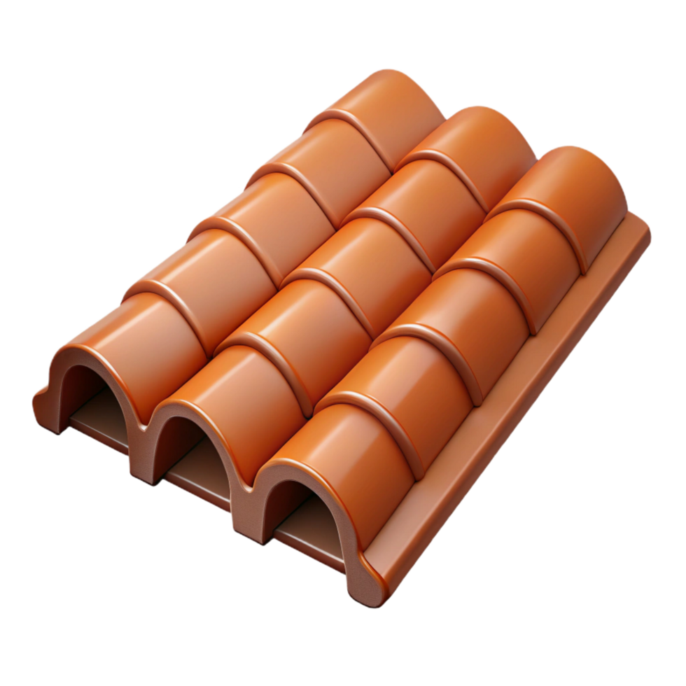 remarkable victorian Roof tile, clay, terracotta, NO BACKGROUND with Transparent Background. fine detail png